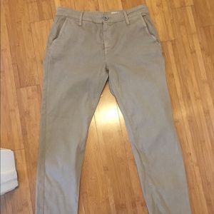 AG tan trousers